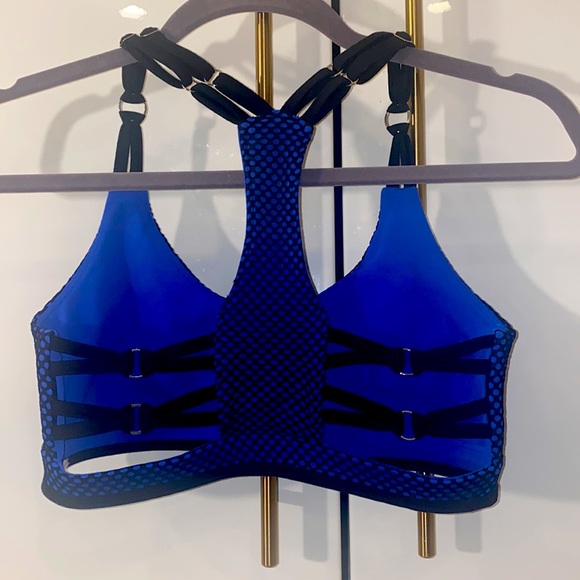 TICKLE BACK BRA IN Black and blue - Picture 2 of 4